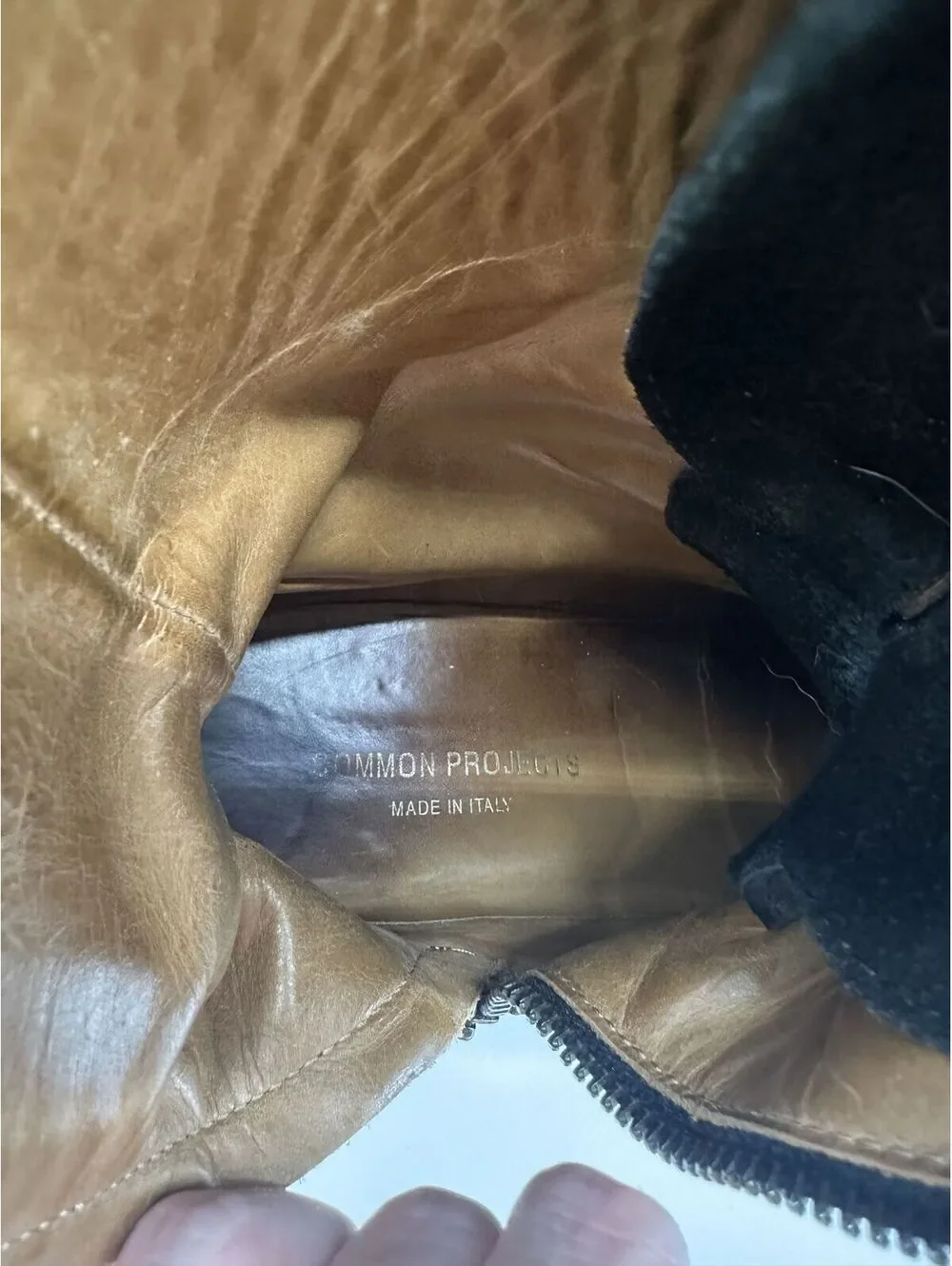 Common Projects Leather Combat Boots
